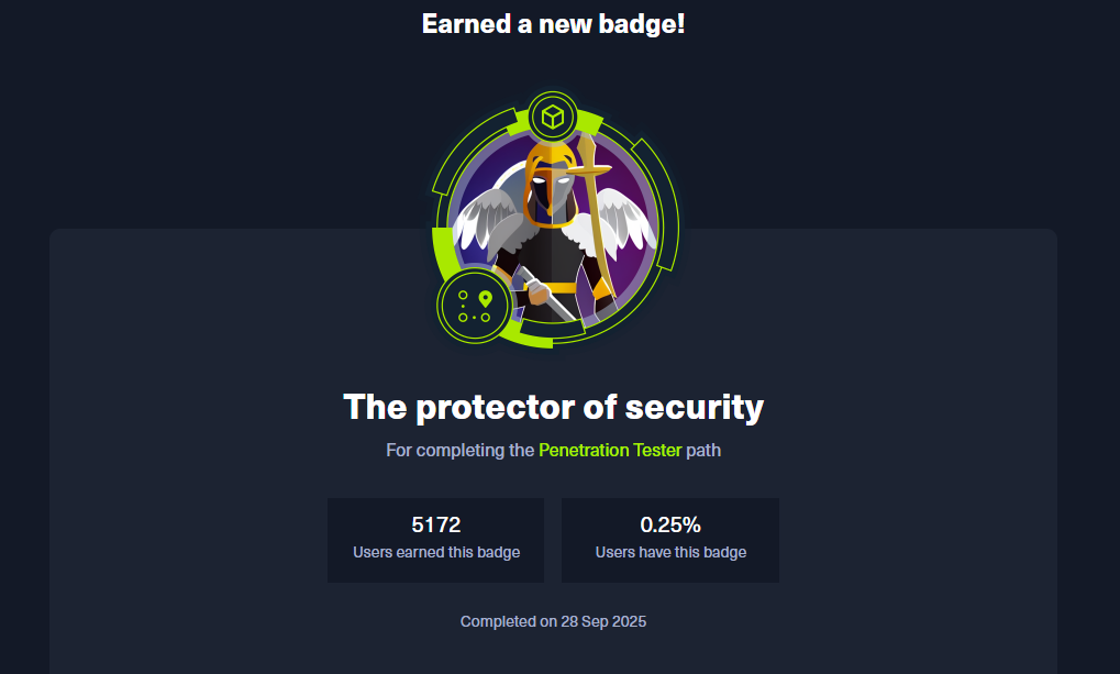 HTB Academy Penetration Tester - Completed